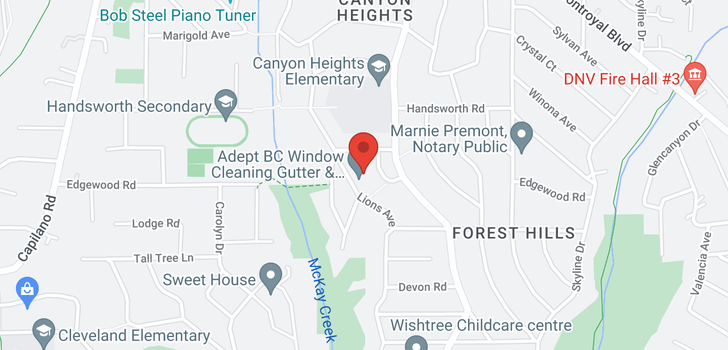 map of 4408 LIONS AVENUE